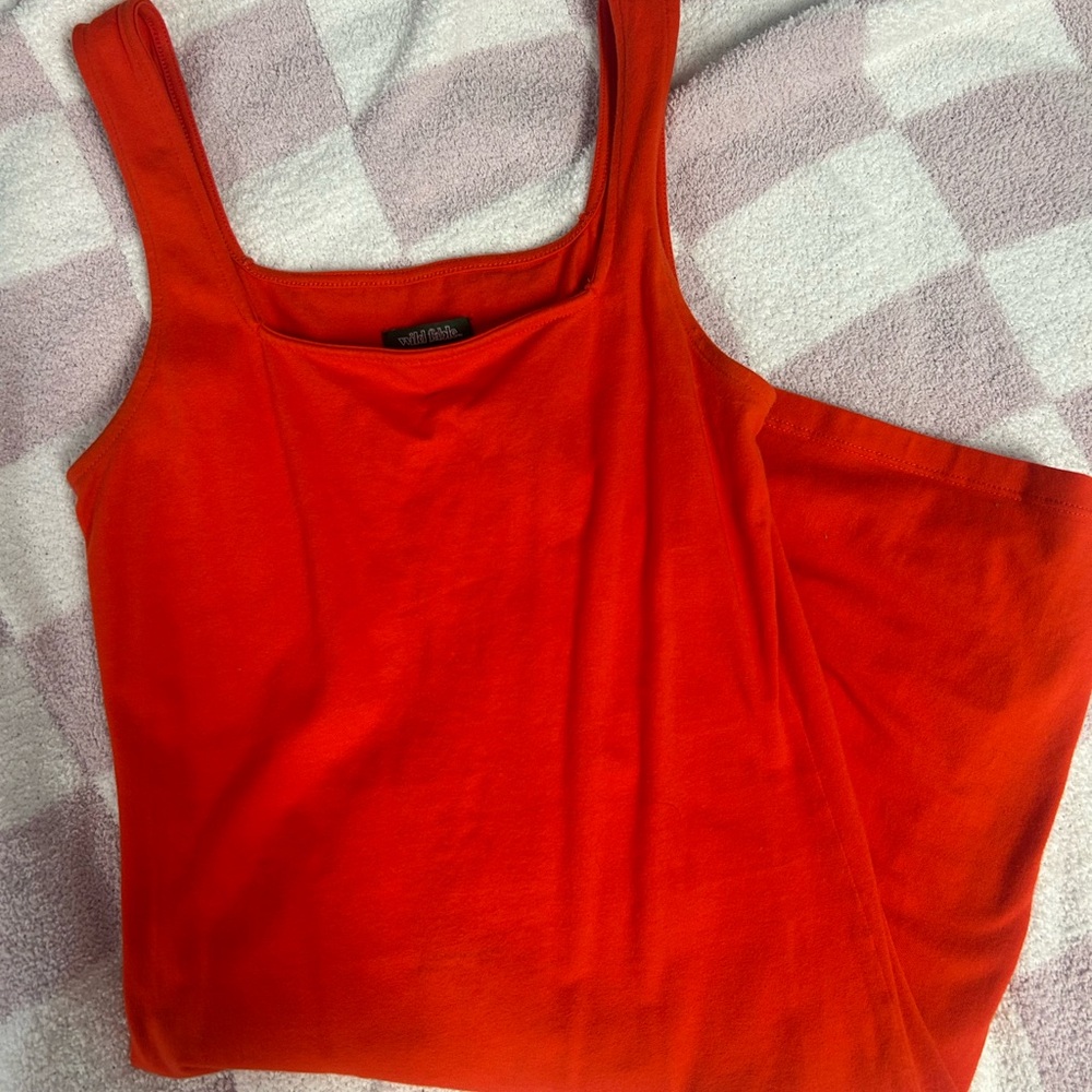 Bright Orange Wild Fable Bodycon Dress